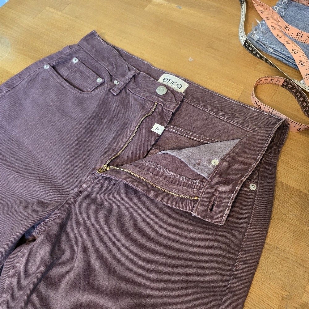 Etica Finn High-Rise Slim Straight-Leg Jean 27 - Picture 11 of 14